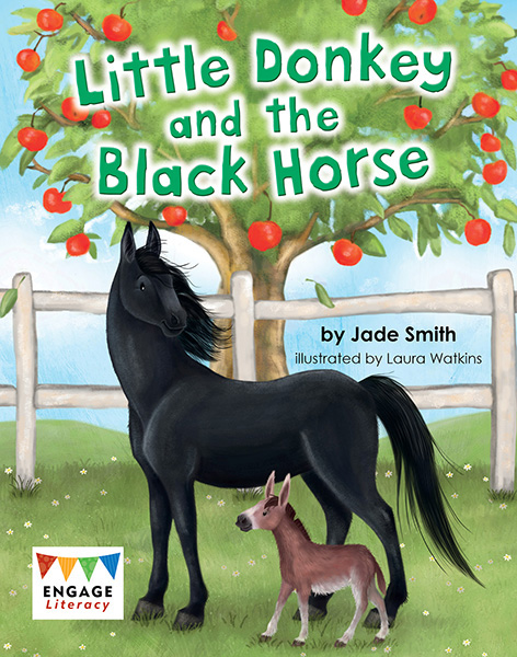 Little Donkey and the Black Horse